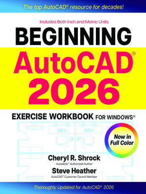 cover image of Beginning AutoCAD&#174; 2026 Exercise Workbook